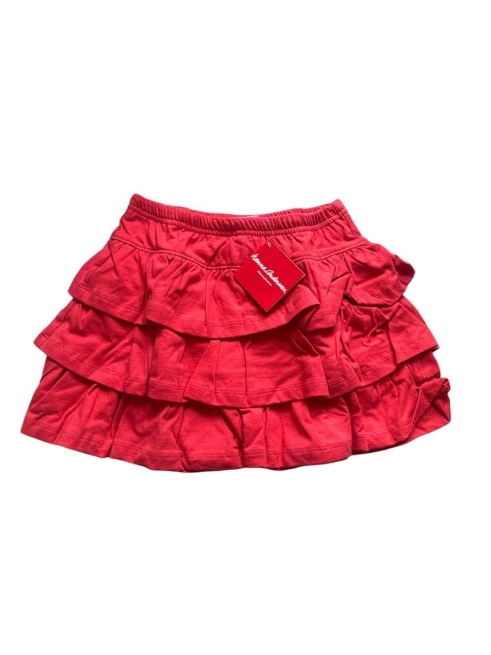 Hanna Andersson Little Girls Red scooter skirt Size 130 US8 NWT